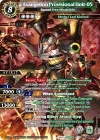 Evangelion Provisional Unit-05 - Sacred Tree Mistletein - Strangers in the Sky - Battle Spirits Saga card