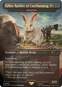 Killer Rabbit of Caerbannog - Kezzerdrix - Secret Lair Drop Series - Magic: The Gathering card