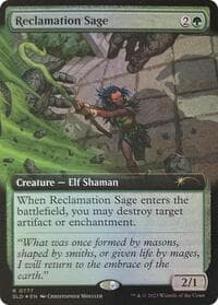 Reclamation Sage (Extended Art) - Secret Lair Drop Series - Magic: The Gathering card