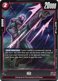 Hit - Raging Roar - Dragon Ball Super: Fusion World card