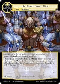 Om Mani Padme Hum - The Battle at the Sacred Ruins - Force of Will card