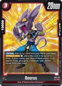 Beerus - FB03-018 - Raging Roar - Dragon Ball Super: Fusion World card