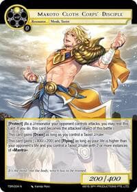 Makoto Cloth Corps' Disciple - The Battle at the Sacred Ruins - Force of Will card