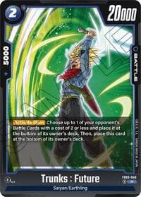 Trunks : Future - Raging Roar - Dragon Ball Super: Fusion World card