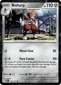 Bisharp - 149/197 (Cosmos Holo) - Miscellaneous Cards & Products - Pokemon card