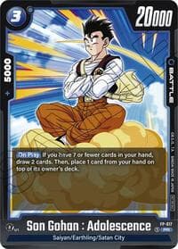 Son Gohan : Adolescence - FP-017 - Fusion World Promotion Cards and Packs - Dragon Ball Super: Fusion World card