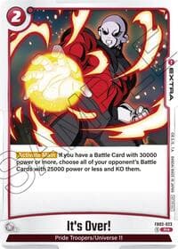 It's Over! - FB03-023 (Championship Pack 02) - Tournament and Championship Promos - Dragon Ball Super: Fusion World card