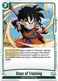 Days of Training - FB03-075 (Championship Pack 02) - Tournament and Championship Promos - Dragon Ball Super: Fusion World card