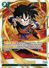 Days of Training - FB03-075 (Championship Pack 02) (Gold) - Tournament and Championship Promos - Dragon Ball Super: Fusion World card