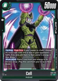 Cell - FB03-061 - Raging Roar - Dragon Ball Super: Fusion World card