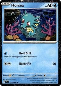 Horsea - 010/064 (Cosmos Holo) - Miscellaneous Cards & Products - Pokemon card