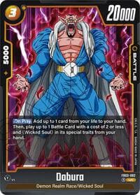 Dabura - FB03-082 - Raging Roar - Dragon Ball Super: Fusion World card