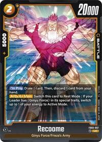 Recoome - Raging Roar - Dragon Ball Super: Fusion World card