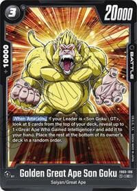 Golden Great Ape Son Goku - Raging Roar - Dragon Ball Super: Fusion World card