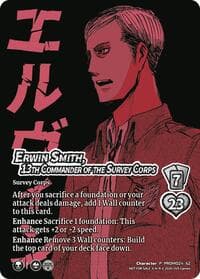 Erwin Smith, 13th Commander of the Survey Corps (GenCon 2024) - UniVersus Promos - UniVersus card