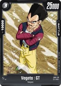Vegeta : GT - Raging Roar - Dragon Ball Super: Fusion World card