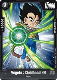 Vegeta : Childhood BR - Raging Roar - Dragon Ball Super: Fusion World card