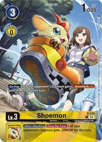 Shoemon (Digimon Liberator Promotion) (Textured) - Digimon Promotion Cards - Digimon Card Game card