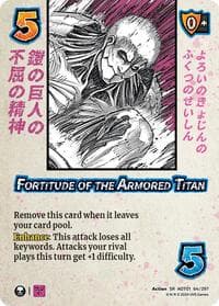 Fortitude of the Armored Titan - Attack on Titan: Battle for Humanity - UniVersus card