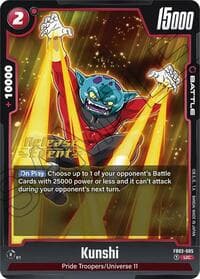 Kunshi - Raging Roar Release Event Cards - Dragon Ball Super: Fusion World card