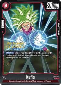 Kefla - Raging Roar Release Event Cards - Dragon Ball Super: Fusion World card