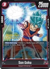 Son Goku - FB03-011 - Raging Roar Release Event Cards - Dragon Ball Super: Fusion World card