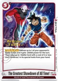 The Greatest Showdown of All Time! - Raging Roar Release Event Cards - Dragon Ball Super: Fusion World card