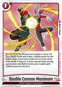 Double Cannon Maximum - Raging Roar Release Event Cards - Dragon Ball Super: Fusion World card