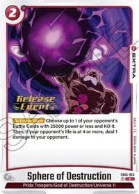 Sphere of Destruction - Raging Roar Release Event Cards - Dragon Ball Super: Fusion World card