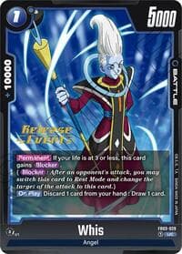 Whis - Raging Roar Release Event Cards - Dragon Ball Super: Fusion World card