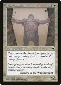 Marble Titan - Tempest - Magic: The Gathering card