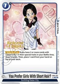 You Prefer Girls With Short Hair? - Raging Roar Release Event Cards - Dragon Ball Super: Fusion World card