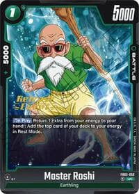 Master Roshi - Raging Roar Release Event Cards - Dragon Ball Super: Fusion World card
