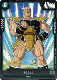 Nappa - Raging Roar Release Event Cards - Dragon Ball Super: Fusion World card