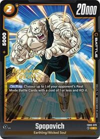 Spopovich - Raging Roar Release Event Cards - Dragon Ball Super: Fusion World card