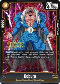 Dabura - FB03-082 - Raging Roar Release Event Cards - Dragon Ball Super: Fusion World card