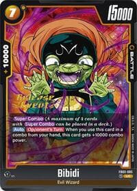 Bibidi - Raging Roar Release Event Cards - Dragon Ball Super: Fusion World card