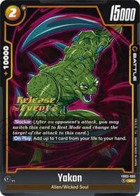 Yakon - Raging Roar Release Event Cards - Dragon Ball Super: Fusion World card