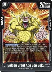 Golden Great Ape Son Goku - Raging Roar Release Event Cards - Dragon Ball Super: Fusion World card