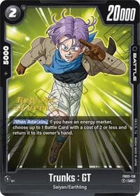 Trunks : GT - FB03-118 - Raging Roar Release Event Cards - Dragon Ball Super: Fusion World card