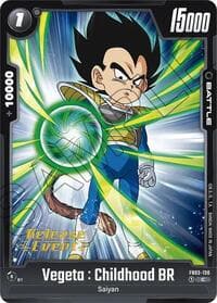 Vegeta : Childhood BR - Raging Roar Release Event Cards - Dragon Ball Super: Fusion World card