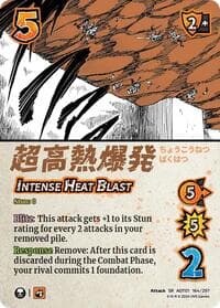 Intense Heat Blast - Attack on Titan: Battle for Humanity - UniVersus card
