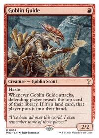 Goblin Guide (White Border) - Mystery Booster 2 - Magic: The Gathering card