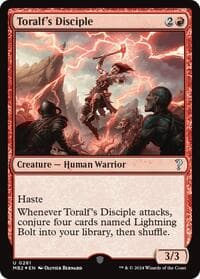 Toralf's Disciple - Mystery Booster 2 - Magic: The Gathering card