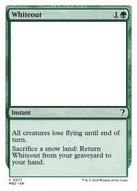 Whiteout (White Border) - Mystery Booster 2 - Magic: The Gathering card