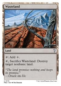 Wasteland (White Border) - Mystery Booster 2 - Magic: The Gathering card