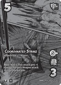 Coordinated Strike (Alternate Art) - Attack on Titan: Battle for Humanity - UniVersus card