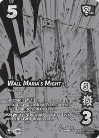 Wall Maria's Might (Alternate Art) - Attack on Titan: Battle for Humanity - UniVersus card
