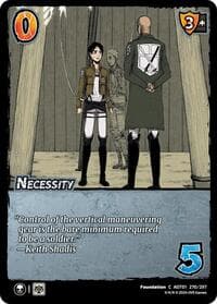 Necessity - Attack on Titan: Battle for Humanity - UniVersus card