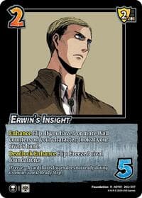 Erwin's Insight - Attack on Titan: Battle for Humanity - UniVersus card